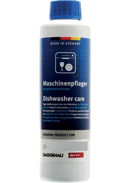 Bulaşık Makineleri Için Sıvı Temizleyici 250 ml Bsch ile Uyumlu