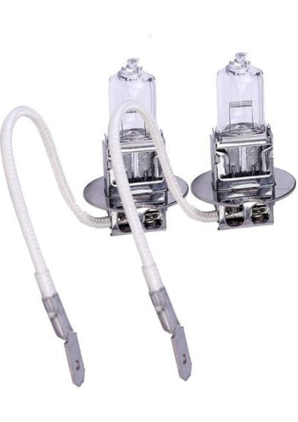2 Adet 12V H3 55W Standart Halogen Ampul