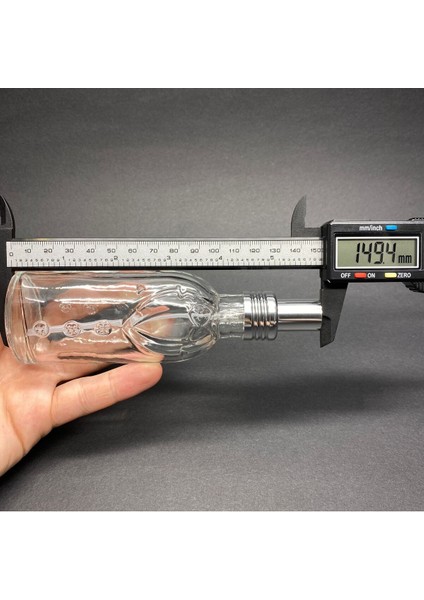1 Adet 80 cc Damat Model Cam Parfüm Kolonya Şişesi - Hediyelik Kolonya Şişesi - 80 ml