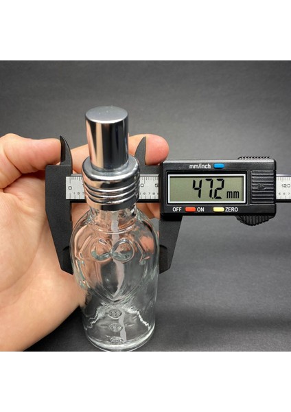 1 Adet 80 cc Damat Model Cam Parfüm Kolonya Şişesi - Hediyelik Kolonya Şişesi - 80 ml