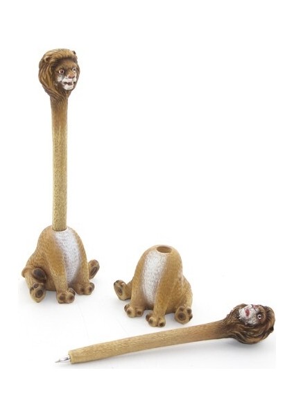 Polyester Aslan Tükenmez Kalem