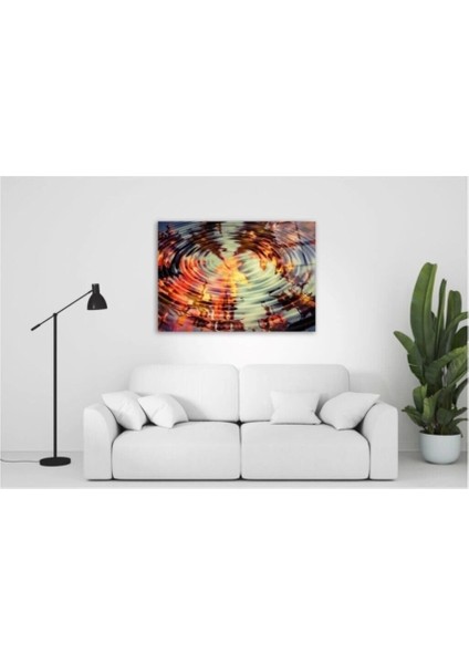 Suda Halkalar Cam Tablo 50 x 70 cm