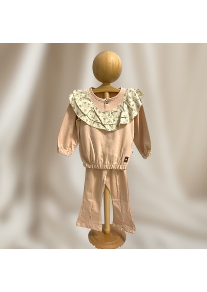 Kız Bebek Cute Flowers Çiçek Desenli 2li Takım