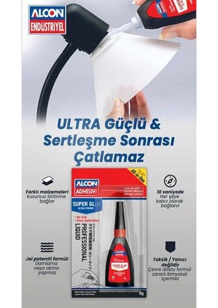 Super Glue Ultra Kuvvetli Yapıştırıcı 10G (M-1210)