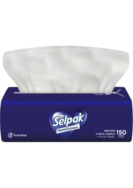 V Katlı Havlu Peçete 150LI x 15 Paket