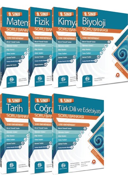 Yayınları 9. Sınıf Tüm Dersler Soru Bankası Seti 2025
