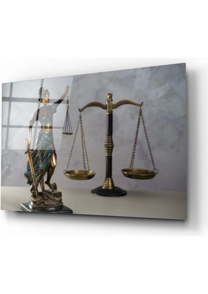 Themis Heykeli Cam Tablo Dekoratif, ,ev ve Ofis Dekoru fiyatları