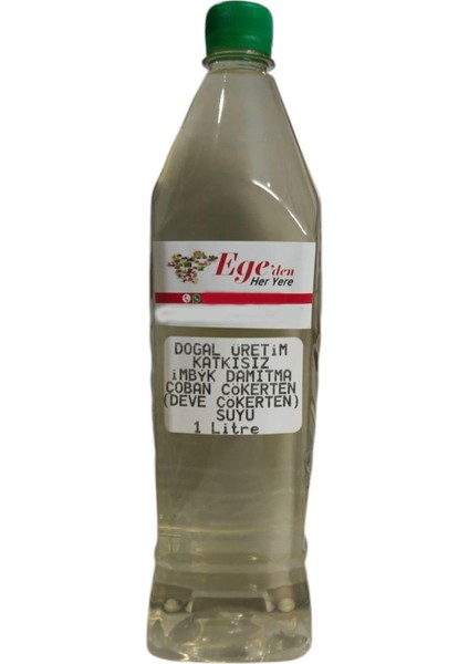 Çoban Çökerten(Deve Çökerten) Suyu Imbik Damıtma 1 Litre