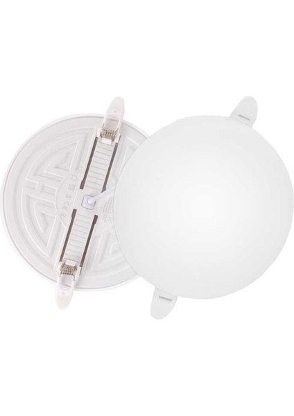ACK-AP10-03630 6 W 6500K Beyaz Ayarlanabilir Sıva Altı Çerçevesiz Yuvarlak LED Panel
