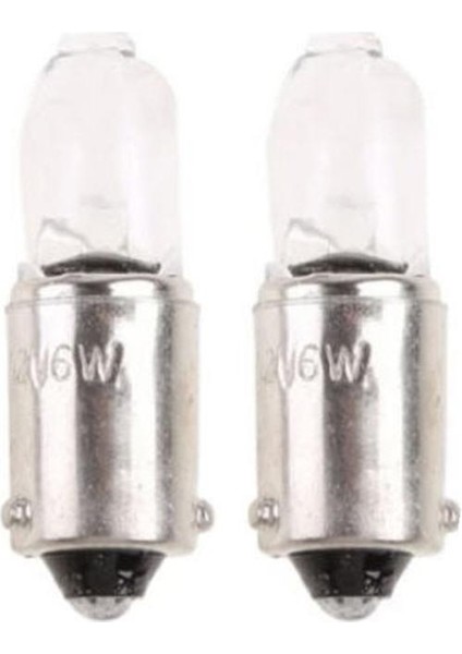 2 Adet 12V H6W 6W BAX9S Ampul