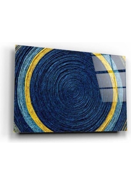 Renkli Halkalar 2 Cam Tablo 50 x 70 cm fiyatları