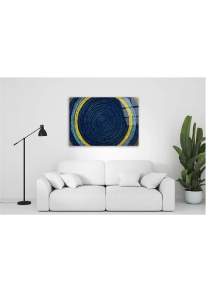 Renkli Halkalar 2 Cam Tablo 50 x 70 cm fırsatları