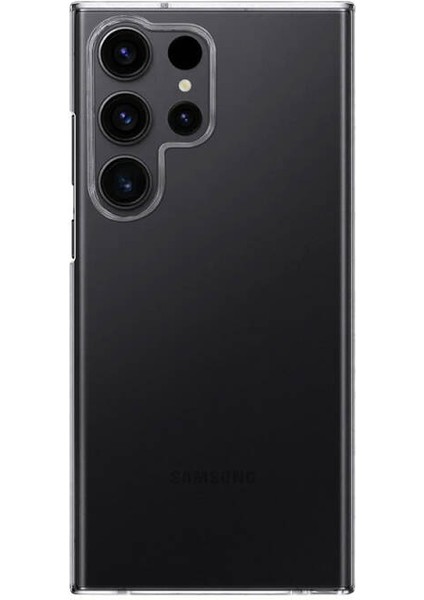 Samsung Galaxy S23 Ultra Kılıf Ince Sert Yapılı Şeffaf Fitzen Premium Kapak