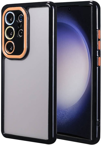 Samsung Galaxy S23 Ultra Kılıf Lens Korumalı ve Renkli Şık Aventra Silikon Kapak
