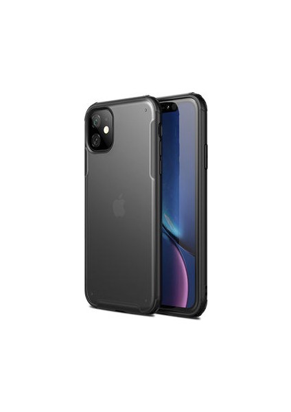 iPhone 11 Kılıf Köşeleri Airbagli ve Sert Yapılı Mat Halozen Premium Kapak
