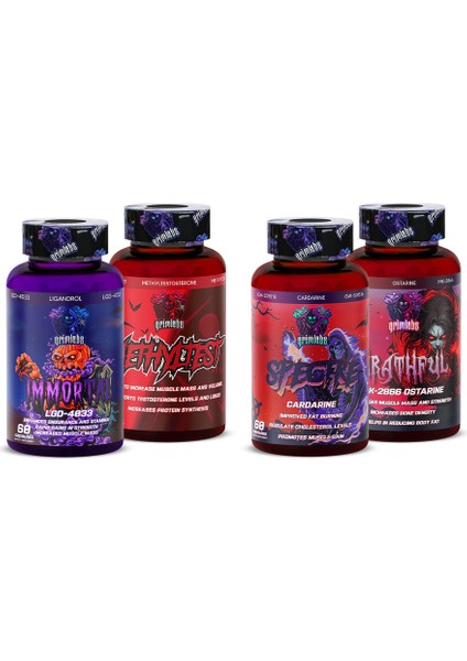 Andro & Strength Mastery Pack - Ligandrol Lgd & Spectre Cardarine & Wrathful MK2866& Methyltest Gift