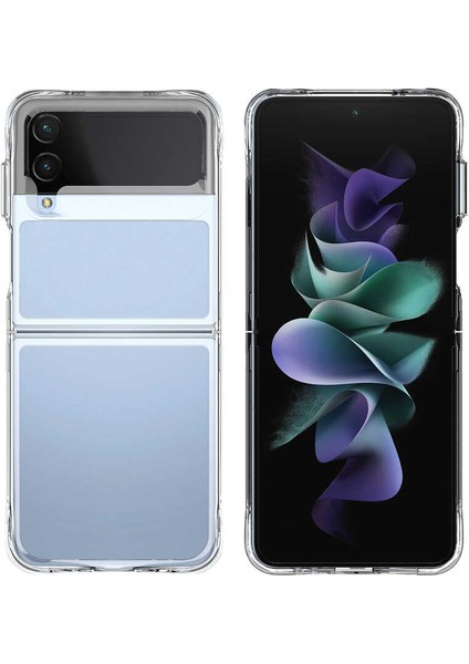 Samsung Galaxy Z Flip 4 Kılıf İnce Sert Yapılı Şeffaf Fitzen Premium Kapak fırsatları