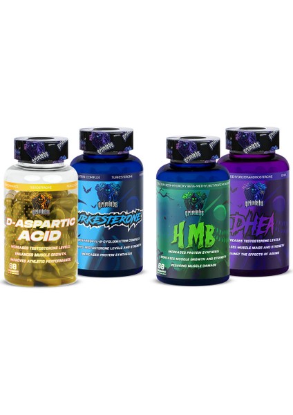 Ultımate Androgen Stack - Daa Aspartic Acid & Turkesteron & Hmb & Dhea