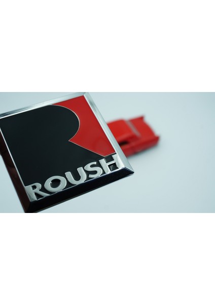 Mustang Roush Bagaj Body Logo Krom Metal 3m Plaka