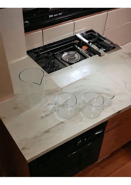 Cam Cezve Seti & Borosilikat Isıya Dayanıklı Cam Cezve Seti 3'lü 400ML