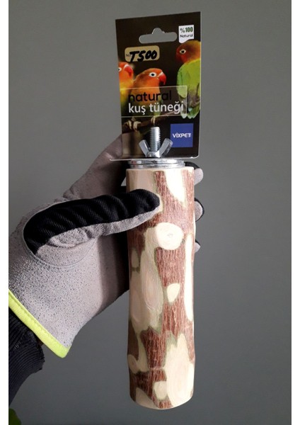 Venty 17 cm / Çapı 50 mm Doğal Papağan Tüneği | Macaw, Kakadu, Jako, Amazon, Eklektus | T500 modelleri