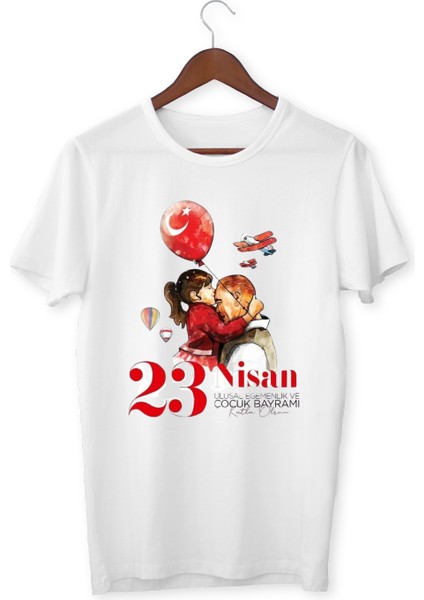 23 Nisan Baskılı Çocuk Tişört Çocuk Bayramı Baskılı Tshirt