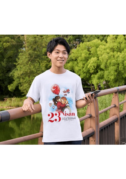 23 Nisan Baskılı Çocuk Tişört Çocuk Bayramı Baskılı Tshirt fırsatları