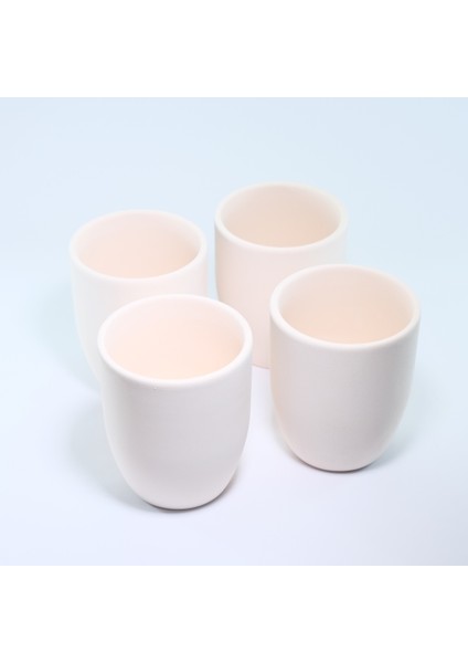 (Ham Ürün) 6 Lı 10 cm Konik Kalemlik -Kulpsuz Kupa Seramik Bisküvi modelleri