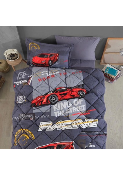 Tek Kişilik Ranforce Genç Desen Uyku Seti Racing Team