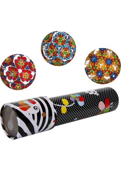 Kaleydoskop Metal 14 Cm.siyah Kaleideskop Hediyelik Retro Oyuncaklar