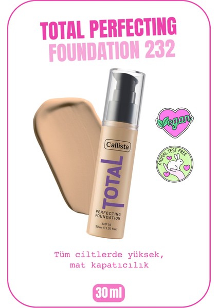 Total Perfecting Fondöten 232 Pembe Bej