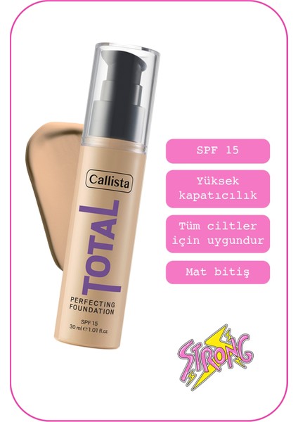 Total Perfecting Fondöten 232 Pembe Bej