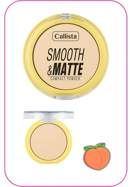 Smooth Matte Compact Powder Mat Görünümlü Pudra 11