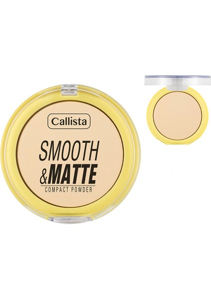Smooth Matte Compact Powder Mat Görünümlü Pudra 11