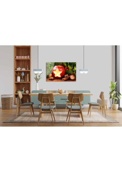 Meyveler Cam Tablo 4mm Dayanıklı Temperli Cam