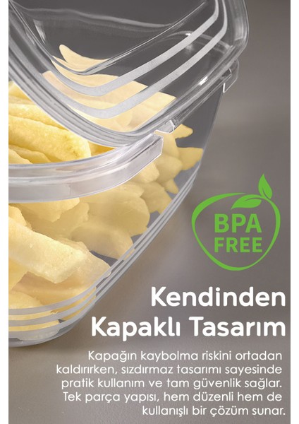 10 Adet Sızdırmaz Kendinden Kapaklı Derin Dondurucuya Uygun Saklama Kabı Hava Almaz Düzenleyici 1lt fırsatları