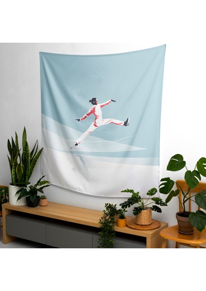 Zarif Patenci Kumaş Duvar Sanatı - Yatak Odası, Oturma Odası, Yatakhane Için Canlı Ranforce fiyatları