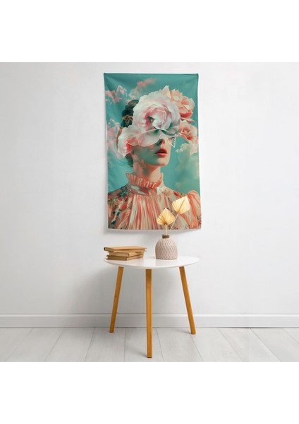 Ethereal Maniyerizm Baskı Duvar Örtüsü - %100 Pamuk Arka, Polyester Ön - Yatak Odası, Oturma