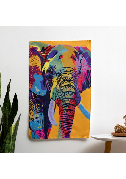 Popart Tarzı Duvar Örtüsü - Yatak Odası, Oturma Odası ve Yurt Için Modern Hafif Kumaş Duvar