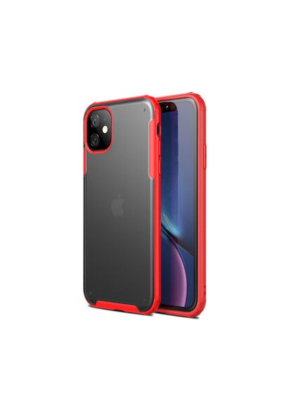 iPhone 11 Kılıf Ultra Köşe Koruması Sağlayan Arkası Mat Saydam Corvex Premium Kapak