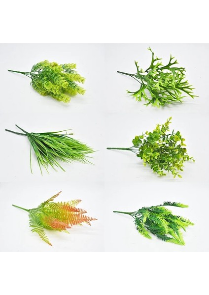 1 Adet Selvi 35 cm Adet Yapay Boston Fern Bitkiler Plastik Yapay Çalılar Yeşillik Ev Açık Bahçe Ofis Dekor Için Taklit Bitkiler (Yurt Dışından)