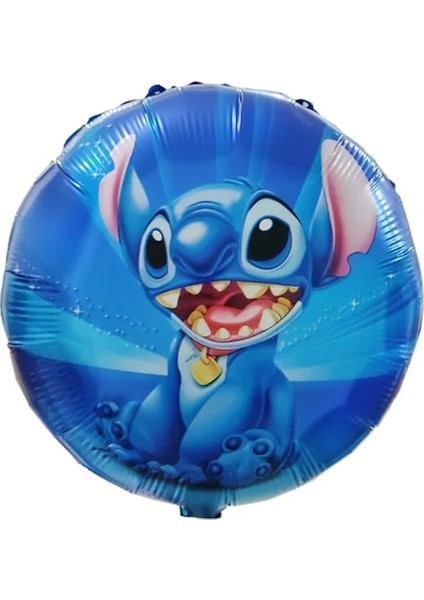 Balon 1 Adet Lilo Stitch Tema Tek Kullanımlık Sofra Kağıt Tabak Hediye Çantası Afiş Çocuklar Doğum Günü Şekeri Bebek Duş Malzemeleri Parti Dekor (Yurt Dışından)