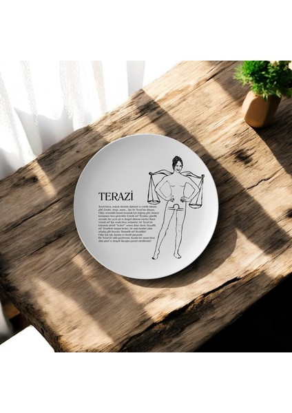 Terazi Burcu Porselen Tabak fiyatları