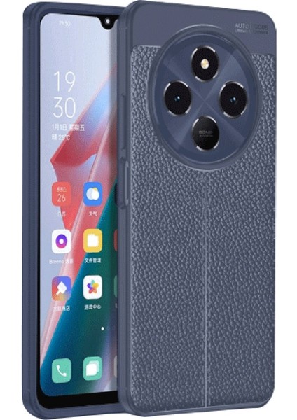 Xiaomi Redmi 14C 4g Kılıf Focus Deri Dokulu Kamera Korumalı Silikon Kılıf