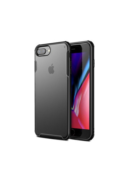 iPhone 6s Plus Kılıf Köşeleri Airbagli ve Sert Yapılı Mat Halozen Premium Kapak