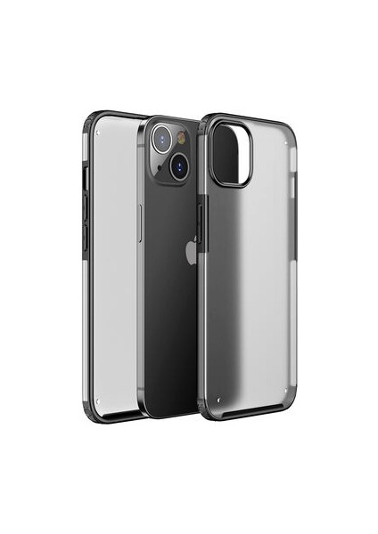 iPhone 13 Mini Kılıf Köşeleri Airbagli ve Sert Yapılı Mat Halozen Premium Kapak
