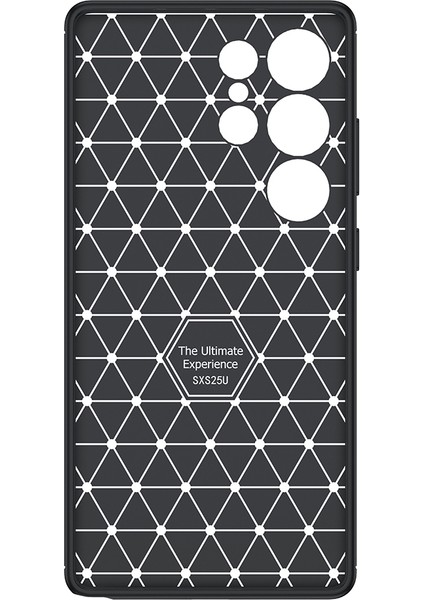 Samsung Galaxy S25 Ultra Kılıf Focus Karbon Dokulu Kamera Korumalı Silikon Kılıf modelleri