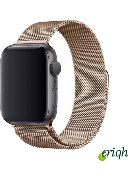 Apple Watch 38,40,41(42MM10.NESIL) Hasır Örgü Metal Kordonkayış1/2/3/4/5/6/se/7/8/9/10/ultra/ultra2
