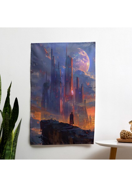 Mannerism Dreams Duvar Örtüsü - %100 Pamuk Sırt, Polyester Ön, Ranforce Kumaş - Canlı Süblimasyon