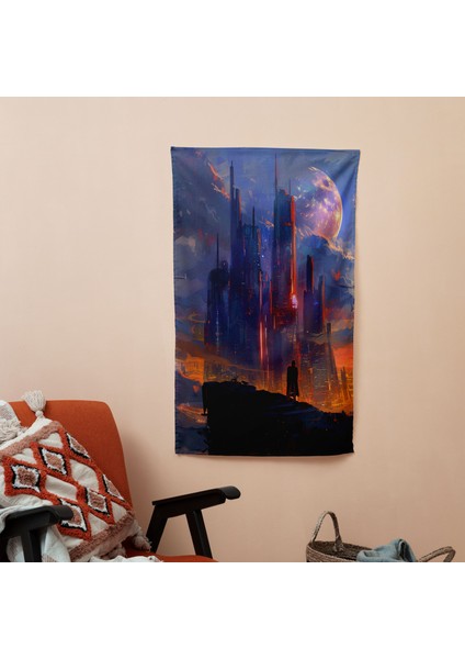 Mannerism Dreams Duvar Örtüsü - %100 Pamuk Sırt, Polyester Ön, Ranforce Kumaş - Canlı Süblimasyon fiyatları